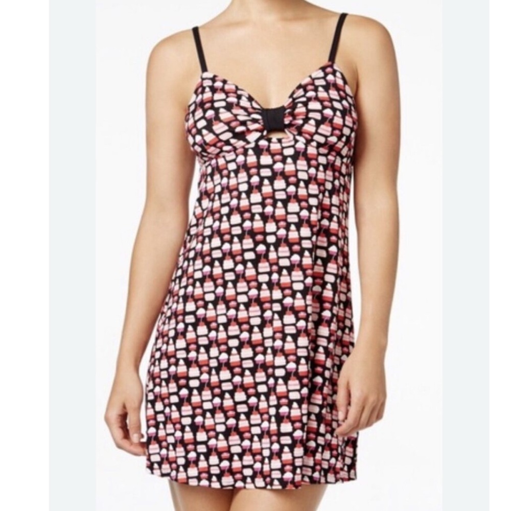 Kate Spade New York Cupcake Printed Knit Chemise Size Small